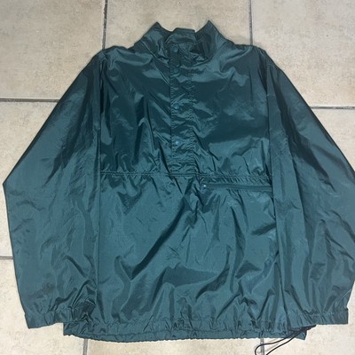VINTAGE! Eddie Bauer Windshell Hoodie Rain Jacket Men's Teal (Medium)-image