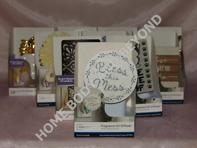 BETTER HOMES & GARDENS & MAINSTAYS Fragrance Oil Plug in Diffuser You Choose-image