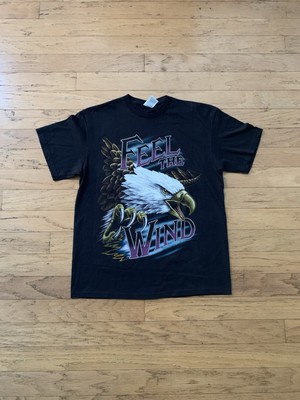 Vintage American Thunder Feel The Wind Single Stitch  T-Shirt Men’s SZ LG-image