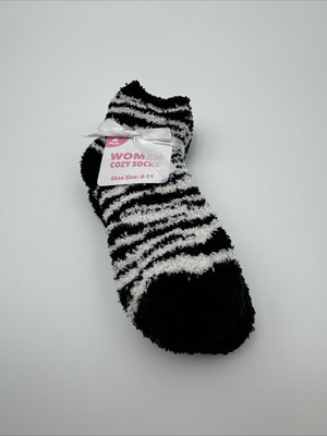 Women’s Black/white Cozy Socks 2 Pk-image