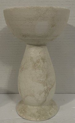 Pier 1 Imports Ceramic Candle Holder 9.75” High Candle Up To 4” Made In Italy-image