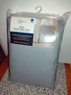 Round Table Cover -Gray OR Red Available 60 Diameter x 27 