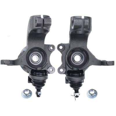 Pair For 2010-2013 Ford Transit Connect Front Wheel Hub Bearing Knuckle Assembly-image