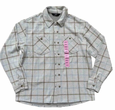 New. Member's Mark Women's Lightweight Cozy Knit Button-Down Top. Small-image