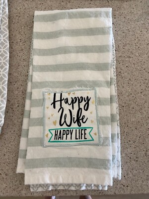 DII Wedding Themed Embellished Dishtowel (Set of 4) New without Tags-image