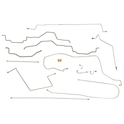 Brake Line Kit Complete All Beds And Cabs Spicer Axle 1994-97 Dodge Ram 1500 SS-image