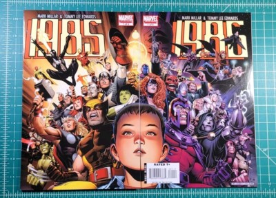 Marvel 1985 #1 (2008) Jim Cheung Connecting Variant Set Marvel Comics-image