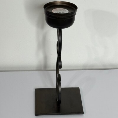 Pier 1 Wrought Iron Design Candle Holder-image