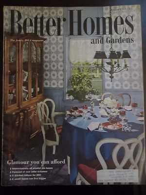 Better Homes & Garden Magazine August 1959 (F) (G) E J-image