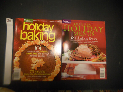 CHRISTMAS 2 Lot Better Homes & Gardens 2003 BEST HOLIDAY MENUS BAKING Magazine-image