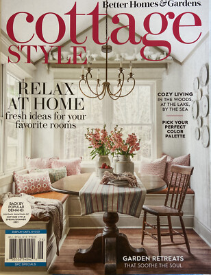 Better Homes & Gardens Cottage Style 2022 Relax At Home Cozy Living Garden -image
