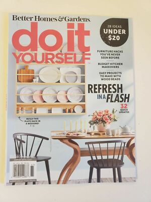 Better Homes & Gardens Do It Yourself January 2021 Magazine Furniture Hacks. M10-image