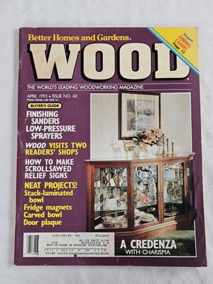 Wood - Better Homes and Gardens April 1993 Issue No. 60 Vtg Magazine -image
