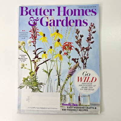 Better Homes & Gardens Magazine August 2021 Go Wild Issue Food Lifestyle-image
