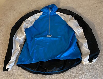 Vintage Nike Running Huge Back Pockets 1/2 Zip Pullover Nylon Windbreaker Small-image