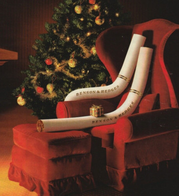 Benson & Hedges cigarette ad Better Homes and Garden Magazine Christmas tree -image