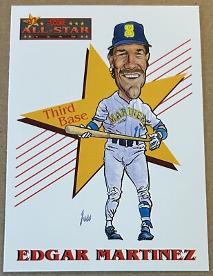 EDGAR MARTINEZ HOF 1993 SCORE '92 ALL-STAR Card #502 NM-MT Condition-image