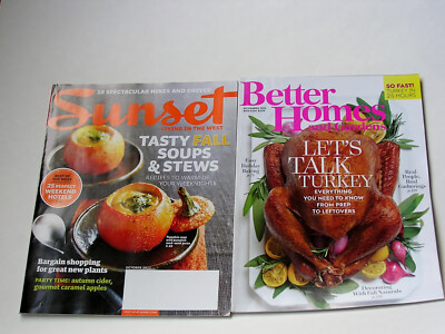 Sunset - 2011  and Better Homes and Gardens - 2016-image