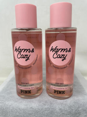 Victoria's Secret Pink With a Splash Warm & Cozy Body Mist 8.4 fl oz - 2 Pack-image
