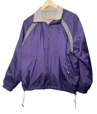 Vintage SJB Active Women's Track/Wind Breaker Suit Size Large Reversible Jacket-image