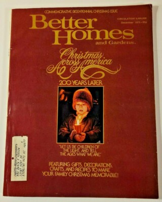 Vintage Better Homes And Gardens December 1975 Christmas Across America-image