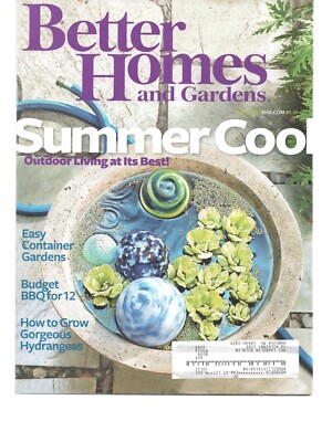 Better Homes and Gardens Magazine June 2009 Summer Cool Outdoor Living-image