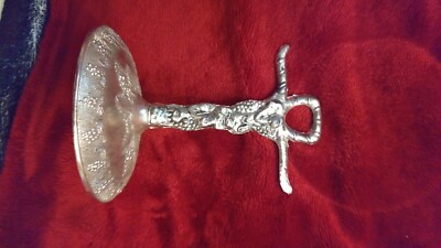 Vintage Apco Designs Hanging Grape Design Price Imports Silver Japan-image