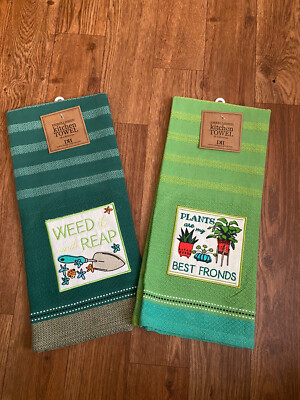 Design Imports Kitchen Towels Set NWT Dish Towel-image