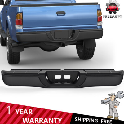 Fit 00-06 Toyota Tundra Limited Black Rear Steel Step Bumper Complete Assembly-image
