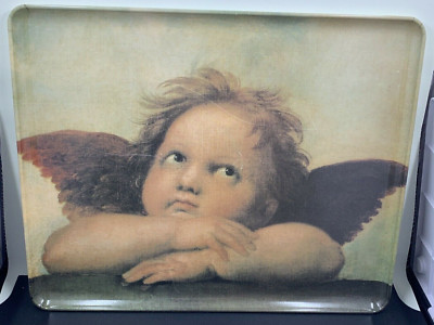 Plastic Cherub Tray Decorative Distributed by Design Imports - Italy-image