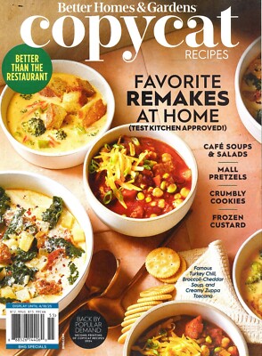 BETTER HOMES & GARDENS MAGAZINE - COPYCAT RECIPES - SPECIAL 2025-image