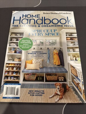 Home Handbook, Cleaning And Organizing Better Homes And Garden magazine MGRK7 B1-image