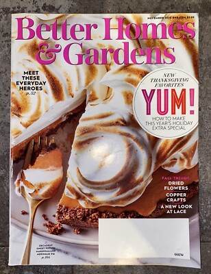 Better Homes & Gardens Magazine November 2020-image