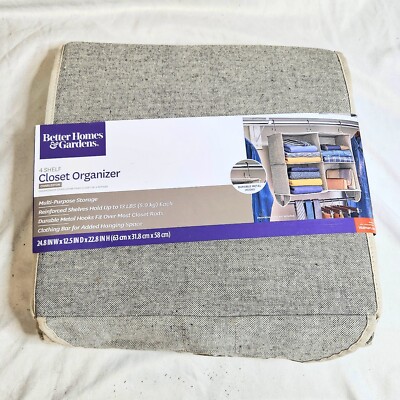 Better Homes & Gardens 4-Shelf Hanging Closet Organizer- New-image