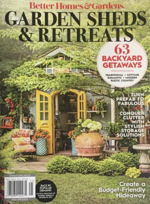 BETTER HOMES & GARDEN MAGAZINE | 2022 | GARDEN SHEDS & RETREATS-image