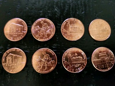 Complete Lincoln Cent Set- 2009-8 coins of P and D MINT -image