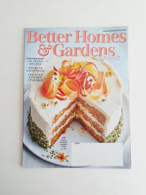 Better Homes & Gardens Magazine March, 2022 100th Anniversary! The Food Issue.-image
