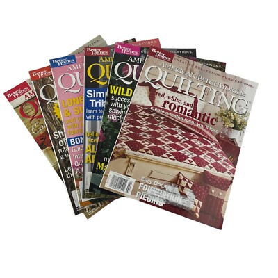 Better Homes & Gardens American Patchwork & Quilting Magazines Full Year 2003-image