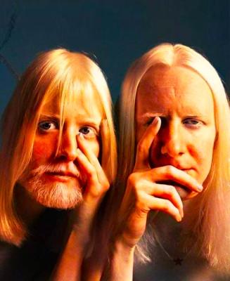 EDGAR & JOHNNY WINTERS - REFRIGERATOR PHOTO MAGNET 3