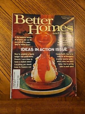 Better Homes And Gardens October 1966 New Recipes DIY Projects Ideas In Action-image