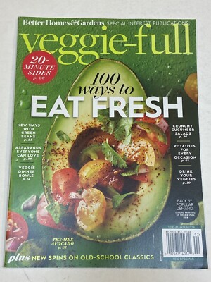 Better Homes Gardens Magazine Summer 2019 Veggie Full Vegetarian Asparagus Bowls-image