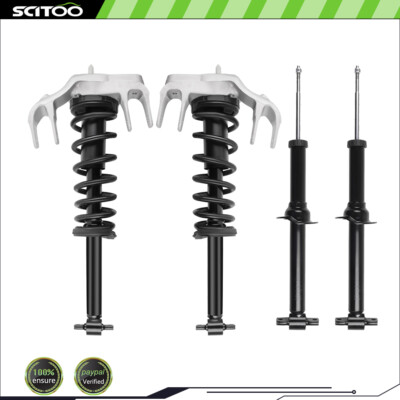 For Cadillac CTS 2003-07 Front Complete Struts Assembly w/ Springs + Rear Shocks-image