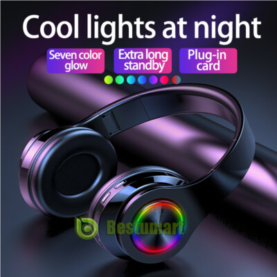 Noise Cancelling Wireless Bluetooth Headset Over the Head Boom w/Mic For Trucker-image