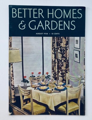 Better Homes & Gardens Magazine August 1936 Furniture Foursome - Your Move-image