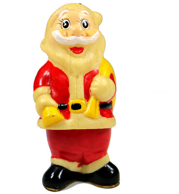 Working Vintage Japan Mechanical Santa Claus Wind Up Toy 1950s 6