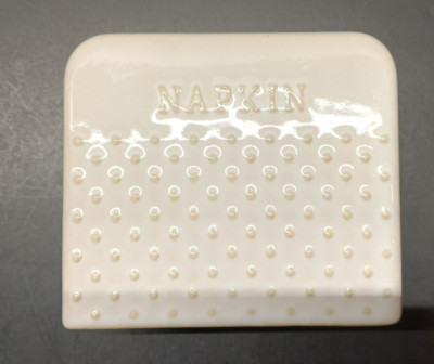 Vintage Better Homes & Gardens Beige Ceramic Napkin Holder-image