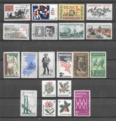 T&G STAMPS - 1964 COMPLETE YEAR SET ALL MNH 20 STAMPS-image