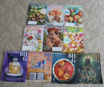 :)Lot of 10 Better Homes & Gardens .2022 complete. 100th Anniversary edition-image
