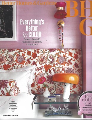 BETTER HOMES & GARDENS MAGAZINE - JUNE 2025 - EVERYTHING'S BETTER IN COLOR-image