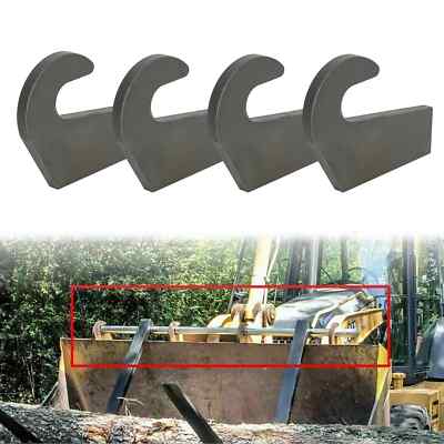 Over Bucket Loader Pallet Forks Welding On Mounting Brackets For Pin Type-image